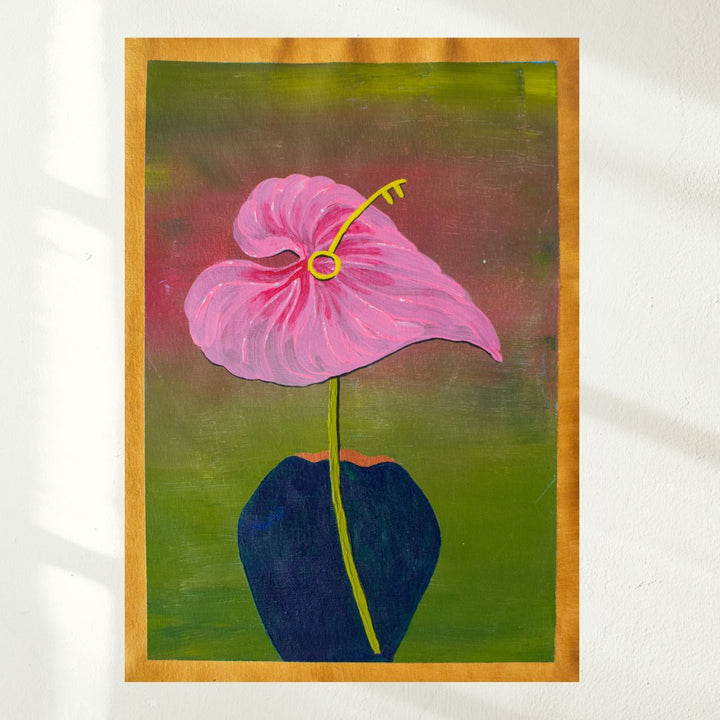 Série Cosy n°1  - Collection Les Anthuriums - Art mural imprimable - A5 à A2