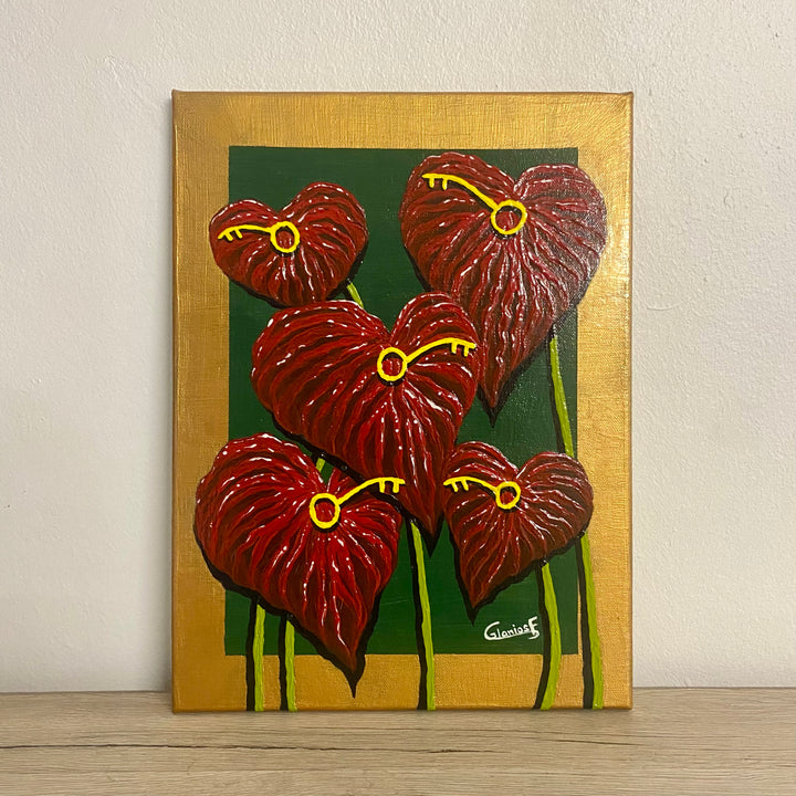 Cœur à prendre – Œuvre unique - 30x40 cm