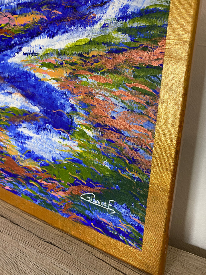 Mer nature – Œuvre unique - 50x61 cm