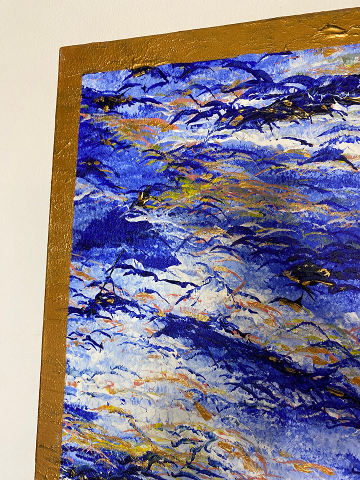 Golden hour – Œuvre unique - 50x70cm