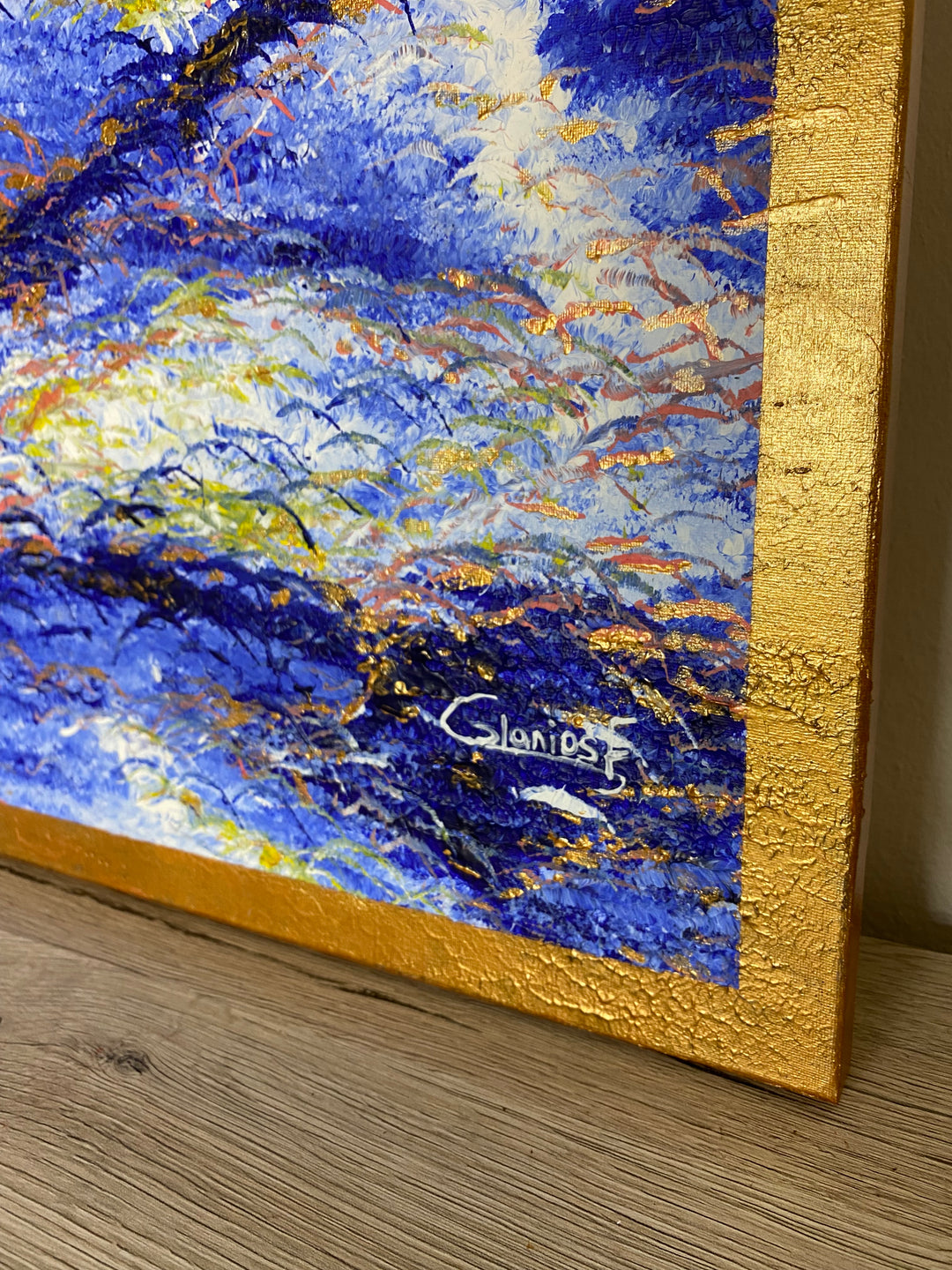 Golden hour – Œuvre unique - 50x70cm