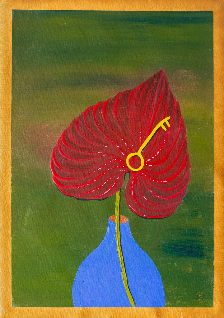 Série Cosy Complète  - Collection Les Anthuriums - Art mural imprimable - A5 à A2 - 4 œuvres