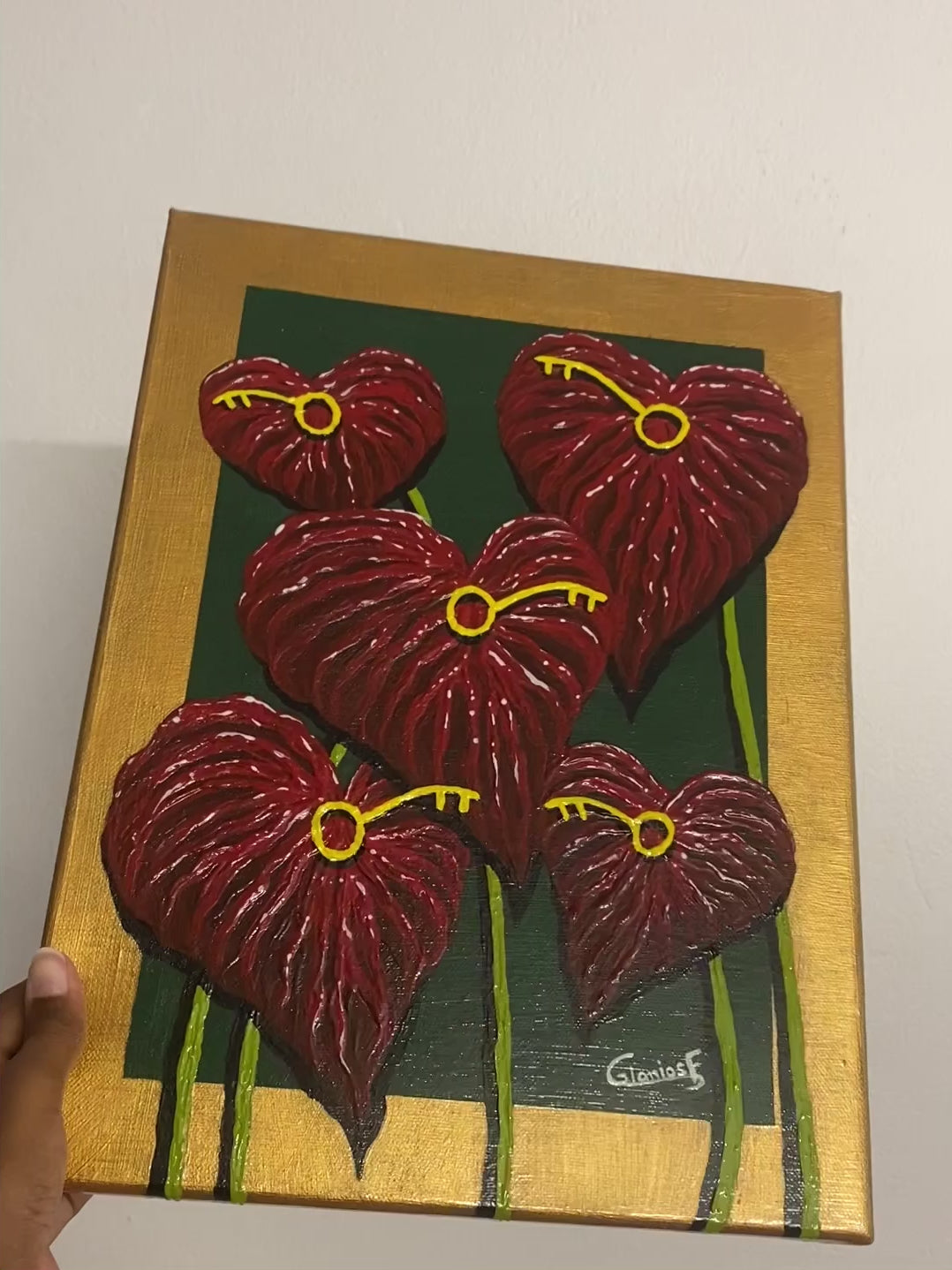 Cœur à prendre – Œuvre unique - 30x40 cm
