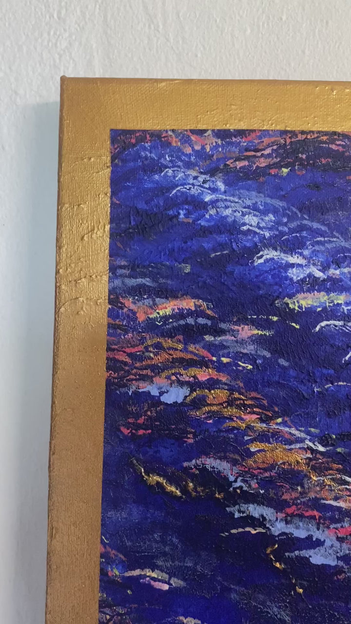 Calm & Chaos – Œuvre unique de 2 tableaux - 60x73 cm chacun